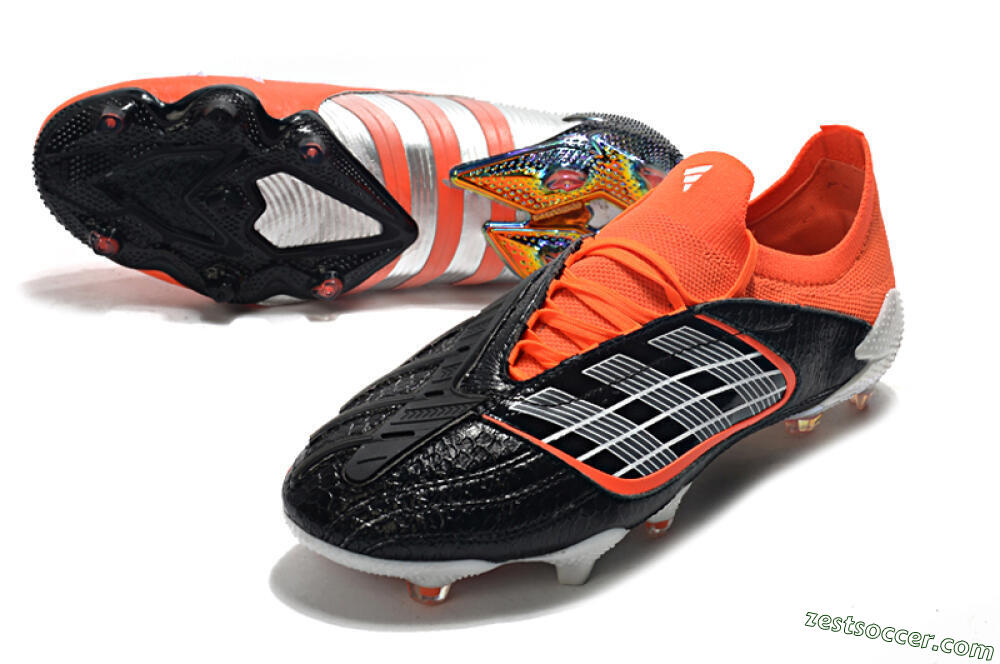 Adidas Predator Archive Limited Edition FG Low-Tops Soccer Cleats - Black/White/Red 3