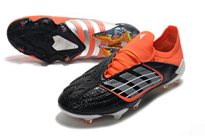 Adidas Predator Archive Limited Edition FG Low-Tops Soccer Cleats - Black/White/Red