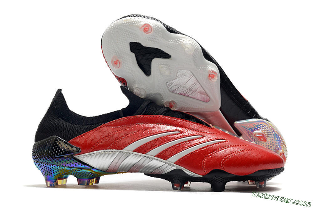 Adidas Predator Archive Limited Edition FG Low-Tops Soccer Cleats - Black/White/Red 0