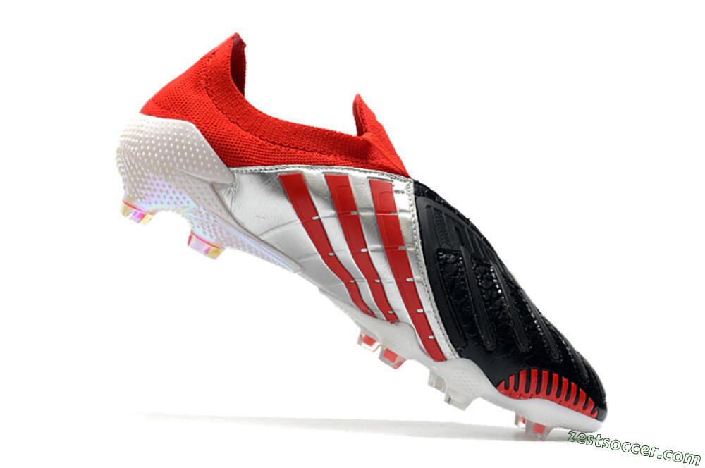 Adidas Predator Archive Limited Edition FG Low-Tops Soccer Cleats - Black/White/Red 4