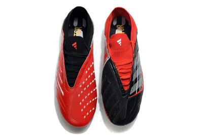 Adidas Predator Archive Limited Edition FG Low-Tops Soccer Cleats - Black/White/Red