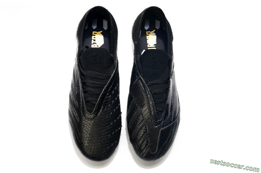 Adidas Predator Archive Limited Edition FG Low-Tops Soccer Cleats - Black/Gold 6