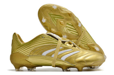 Adidas Predator Absolute 20 FG Low-Tops Soccer Cleats - Gold/White
