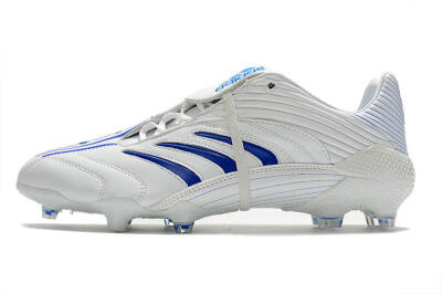 Adidas Predator Absolute 20 FG Low-Tops Soccer Cleats - White/Blue