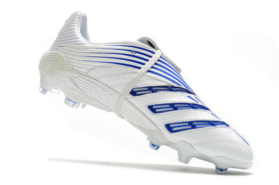 Adidas Predator Absolute 20 FG Low-Tops Soccer Cleats - White/Blue