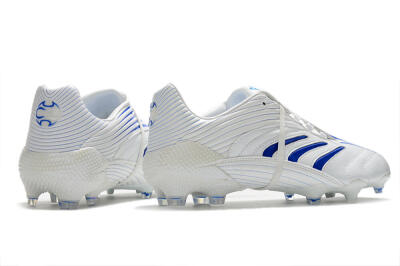 Adidas Predator Absolute 20 FG Low-Tops Soccer Cleats - White/Blue