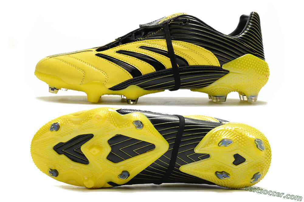Adidas Predator Absolute 20 FG Low-Tops Soccer Cleats - Yellow/Black 1