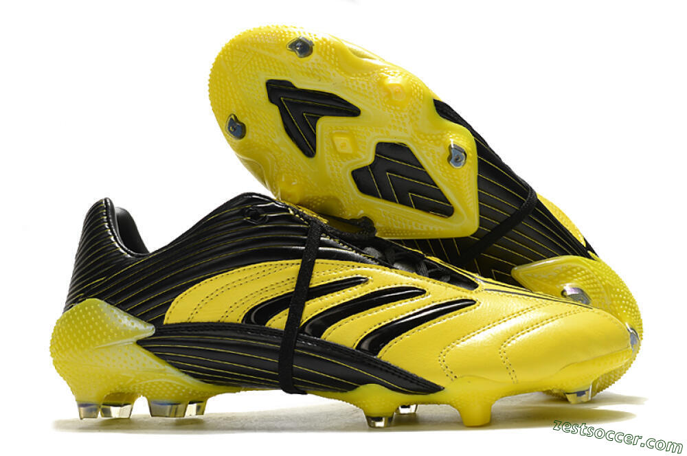 Adidas Predator Absolute 20 FG Low-Tops Soccer Cleats - Yellow/Black 0