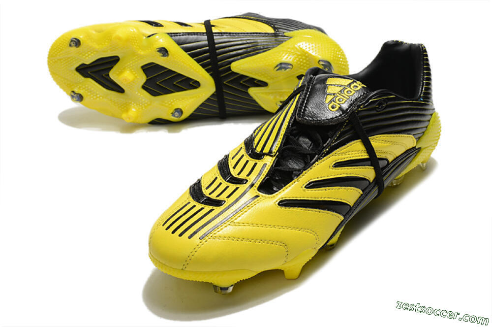 Adidas Predator Absolute 20 FG Low-Tops Soccer Cleats - Yellow/Black 3