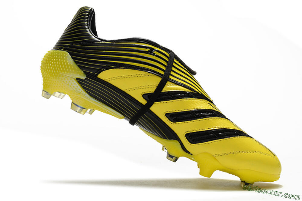 Adidas Predator Absolute 20 FG Low-Tops Soccer Cleats - Yellow/Black 4