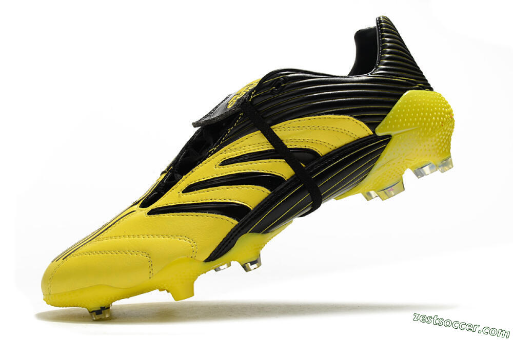 Adidas Predator Absolute 20 FG Low-Tops Soccer Cleats - Yellow/Black 5