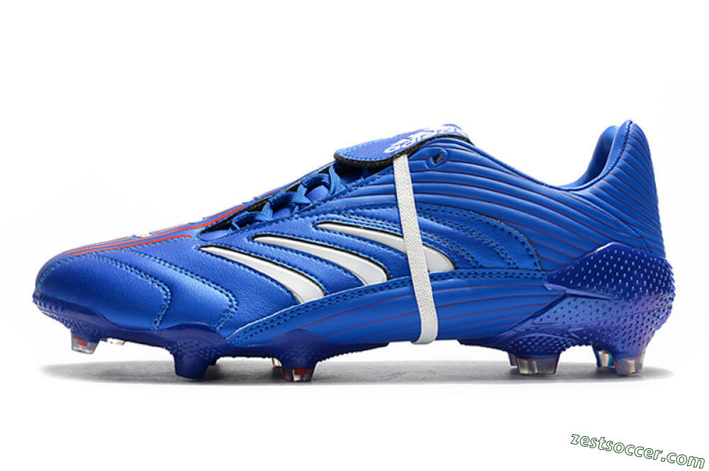 Adidas Predator Absolute 20 FG Low-Tops Soccer Cleats - Blue/White 2
