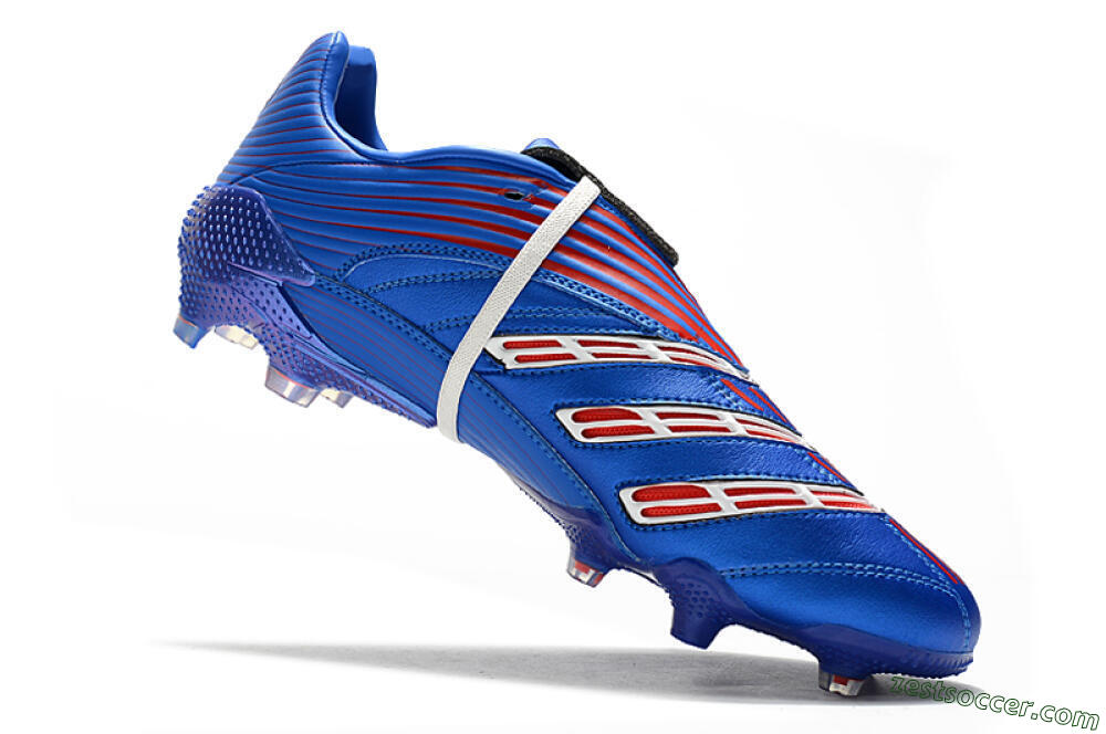 Adidas Predator Absolute 20 FG Low-Tops Soccer Cleats - Blue/White 4