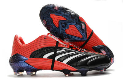 Adidas Predator Absolute 20 FG Low-Tops Soccer Cleats - Black/Red/White