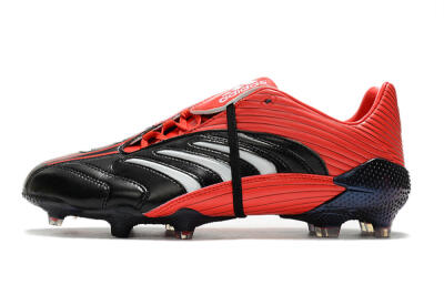 Adidas Predator Absolute 20 FG Low-Tops Soccer Cleats - Black/Red/White