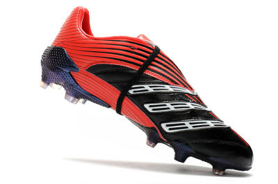 Adidas Predator Absolute 20 FG Low-Tops Soccer Cleats - Black/Red/White