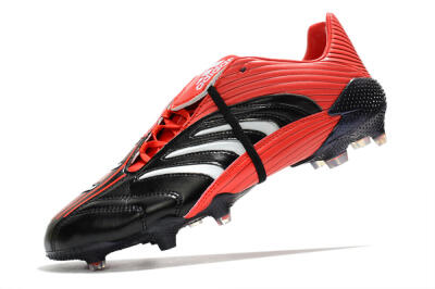 Adidas Predator Absolute 20 FG Low-Tops Soccer Cleats - Black/Red/White