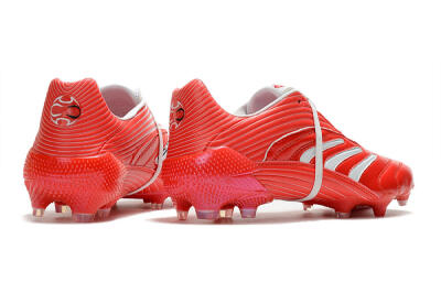 Adidas Predator Absolute 20 FG Low-Tops Soccer Cleats - Red/White