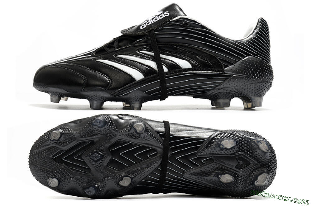 Adidas Predator Absolute 20 FG Low-Tops Soccer Cleats - Black/White 1