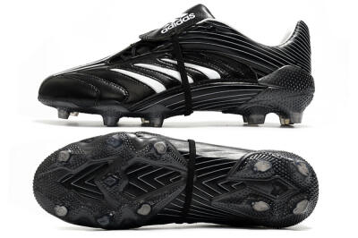 Adidas Predator Absolute 20 FG Low-Tops Soccer Cleats - Black/White