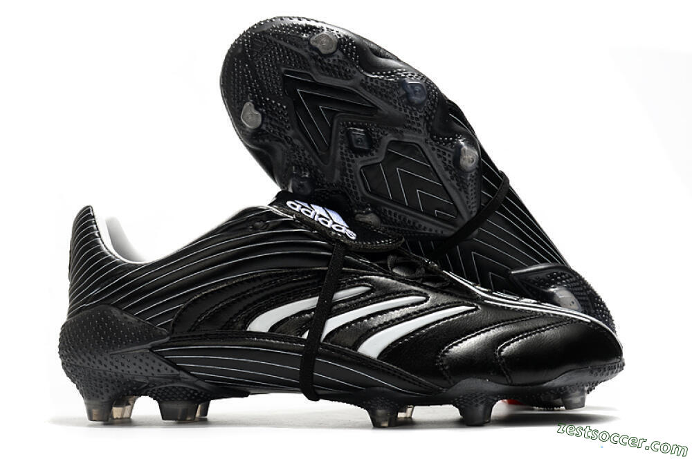 Adidas Predator Absolute 20 FG Low-Tops Soccer Cleats - Black/White 0