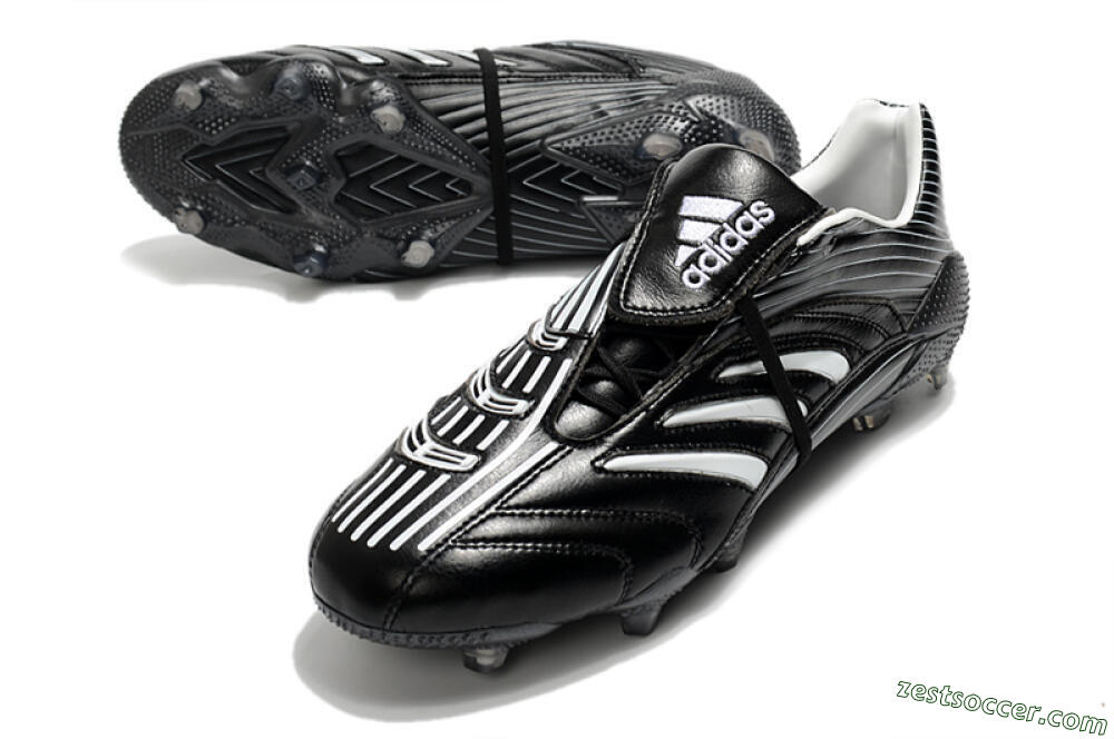 Adidas Predator Absolute 20 FG Low-Tops Soccer Cleats - Black/White 3