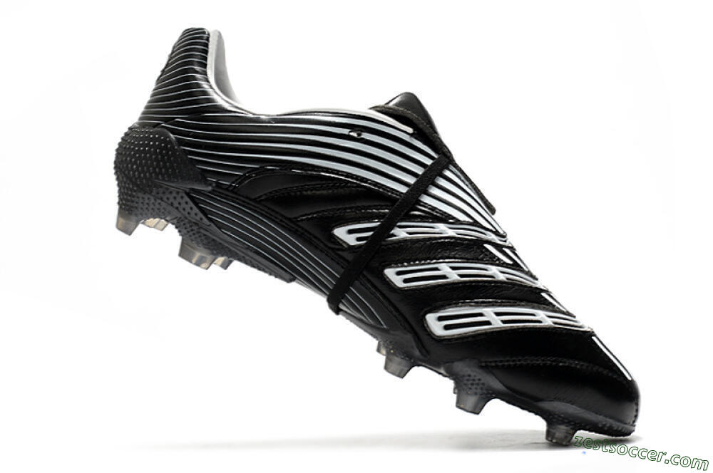 Adidas Predator Absolute 20 FG Low-Tops Soccer Cleats - Black/White 4