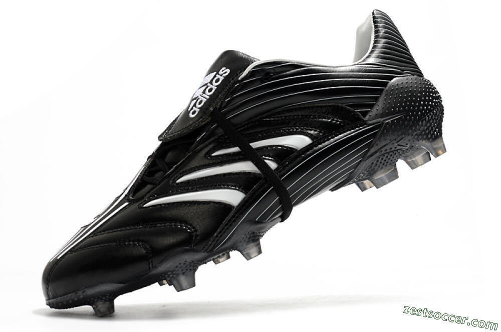 Adidas Predator Absolute 20 FG Low-Tops Soccer Cleats - Black/White 5