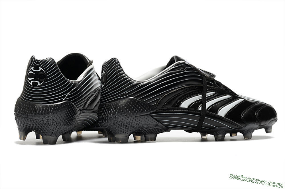 Adidas Predator Absolute 20 FG Low-Tops Soccer Cleats - Black/White 6