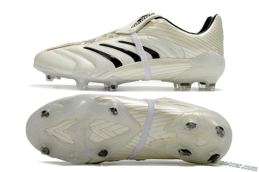 Adidas Predator Absolute 20 FG Low-Tops Soccer Cleats - White/Black 1