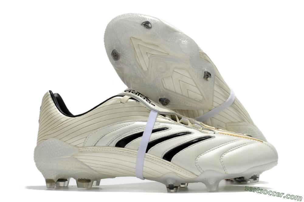 Adidas Predator Absolute 20 FG Low-Tops Soccer Cleats - White/Black 0