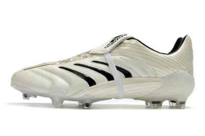 Adidas Predator Absolute 20 FG Low-Tops Soccer Cleats - White/Black