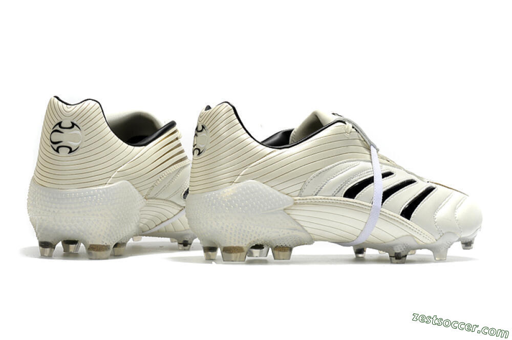 Adidas Predator Absolute 20 FG Low-Tops Soccer Cleats - White/Black 6