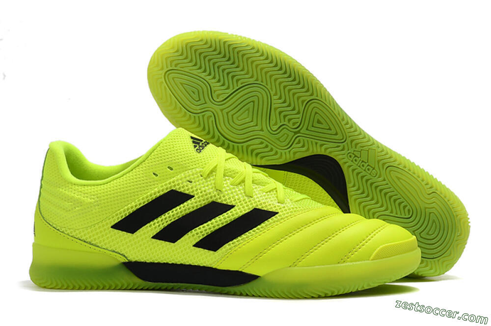 Adidas Copa Tango 20.1 IC Low-Tops Soccer Shoes - Yellow/Black 0