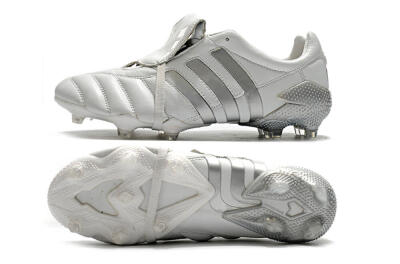 Adidas Predator 20+ Mutator Mania Tormentor FG Low-Tops Soccer Cleats - White/Silver