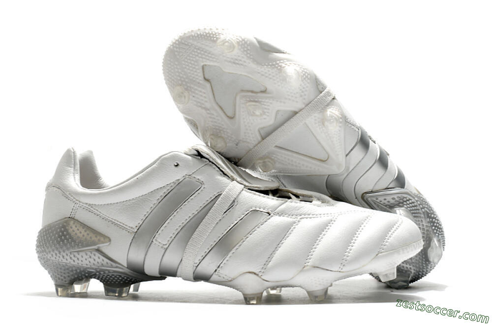 Adidas Predator 20+ Mutator Mania Tormentor FG Low-Tops Soccer Cleats - White/Silver 0