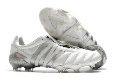 Adidas Predator 20+ Mutator Mania Tormentor FG Low-Tops Soccer Cleats - White/Silver