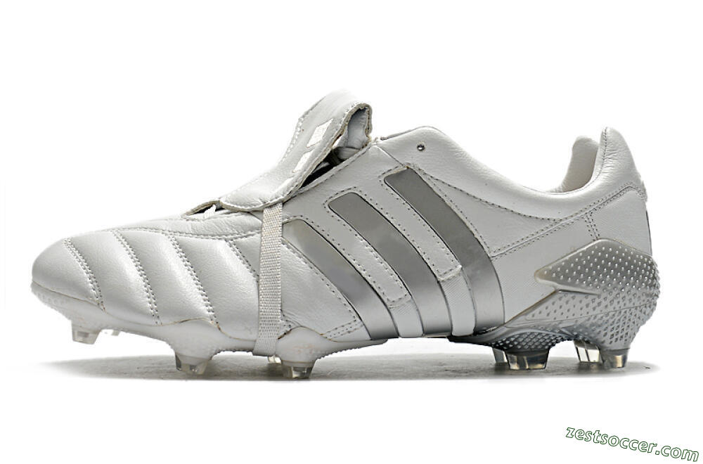 Adidas Predator 20+ Mutator Mania Tormentor FG Low-Tops Soccer Cleats - White/Silver 2