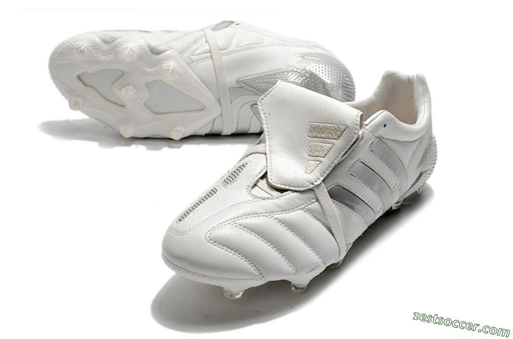 Adidas Predator 20+ Mutator Mania Tormentor FG Low-Tops Soccer Cleats - White/Silver 3