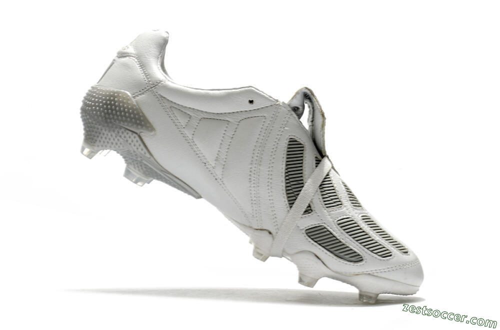 Adidas Predator 20+ Mutator Mania Tormentor FG Low-Tops Soccer Cleats - White/Silver 4