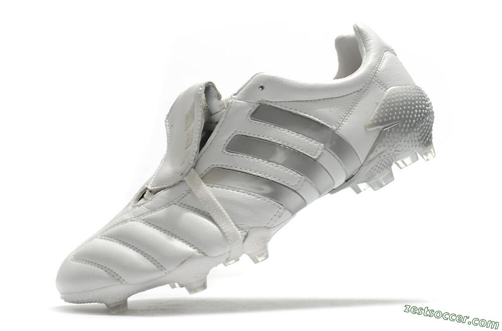 Adidas Predator 20+ Mutator Mania Tormentor FG Low-Tops Soccer Cleats - White/Silver 5