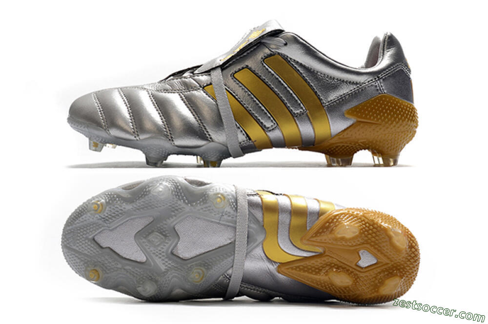 Adidas Predator 20+ Mutator Mania Tormentor FG Low-Tops Soccer Cleats - Silver/Gold 1