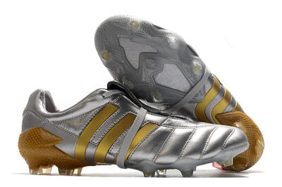 Adidas Predator 20+ Mutator Mania Tormentor FG Low-Tops Soccer Cleats - Silver/Gold