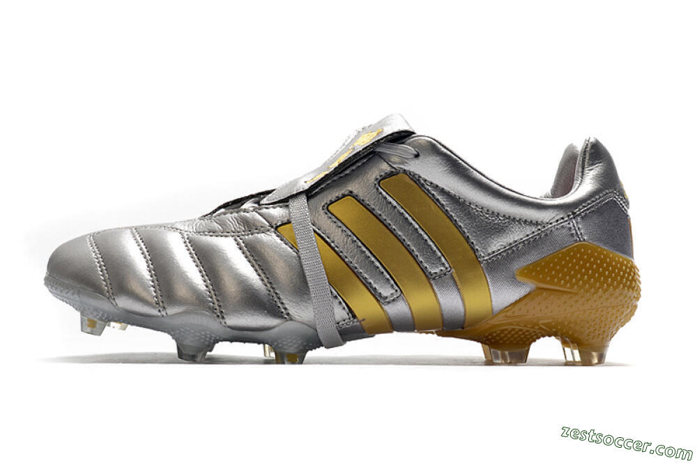 Adidas Predator 20+ Mutator Mania Tormentor FG Low-Tops Soccer Cleats - Silver/Gold 2
