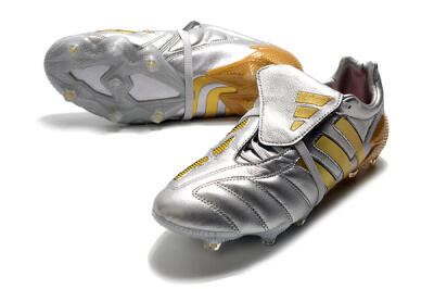 Adidas Predator 20+ Mutator Mania Tormentor FG Low-Tops Soccer Cleats - Silver/Gold