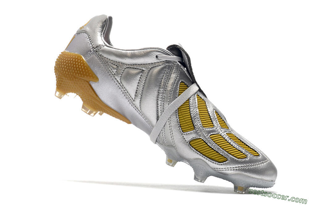 Adidas Predator 20+ Mutator Mania Tormentor FG Low-Tops Soccer Cleats - Silver/Gold 4