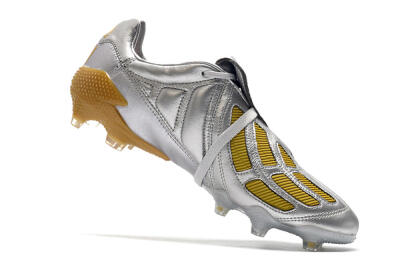 Adidas Predator 20+ Mutator Mania Tormentor FG Low-Tops Soccer Cleats - Silver/Gold