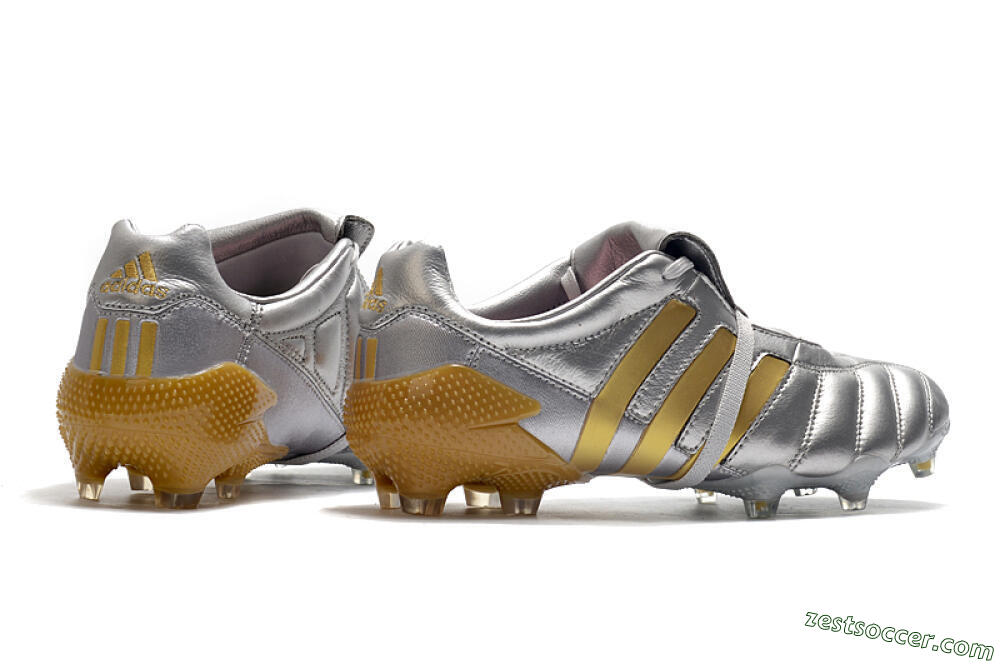 Adidas Predator 20+ Mutator Mania Tormentor FG Low-Tops Soccer Cleats - Silver/Gold 6