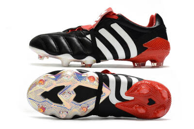 Adidas Predator 20+ Mutator Mania Tormentor FG Low-Tops Soccer Cleats - Black/White/Red