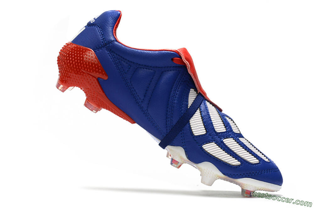 Adidas Predator 20+ Mutator Mania Tormentor FG Low-Tops Soccer Cleats - Blue/White/Red 4